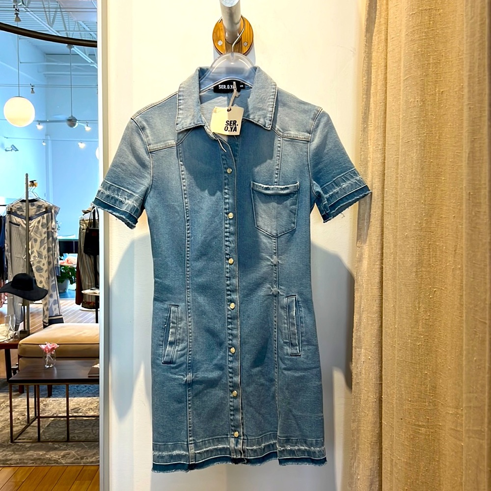 Ser O Ya Denim Mini Dress